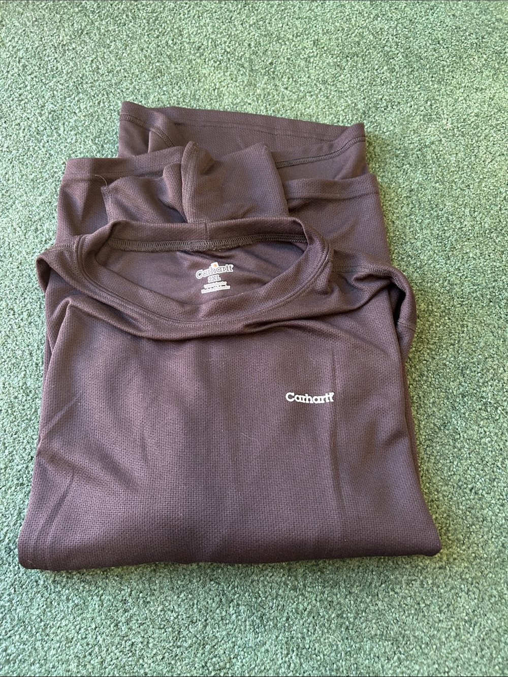 Carhartt Men’s Brown Long Sleeve Crew Shirt